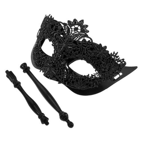 PACKOVE Maske mit Handstick Spitze für Damen Maskerade für Ball Halloween und Partys Atmungsaktives Design Vollständige Gesichtsabdeckung Tragbar und PACKOVE Maske mit Handstick Spitze für Damen Maskerade für Ball Halloween und Partys Atmungsaktives Design Vollständige Gesichtsabdeckung Tragbar und von PACKOVE