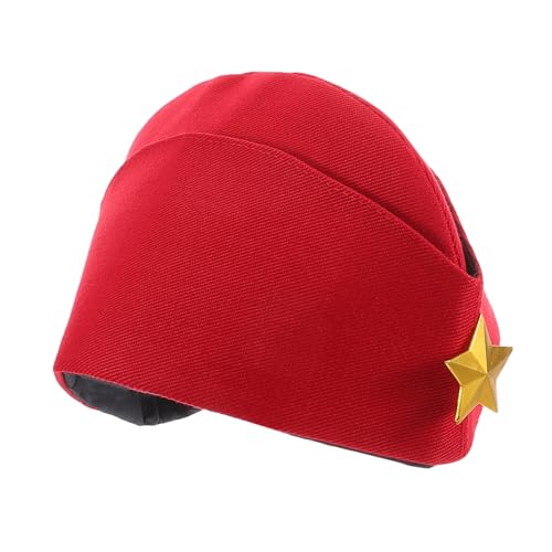 PACKOVE Matrosenmütze Damen Boot Form Rote Kapitänsmütze Atmungsaktiv Für Tanzauftritte Nautische Kostüm Accessoires Für Stewardess Karneval Party PACKOVE Matrosenmütze Damen Boot Form Rote Kapitänsmütze Atmungsaktiv Für Tanzauftritte Nautische Kostüm Accessoires Für Stewardess Karneval Party von PACKOVE
