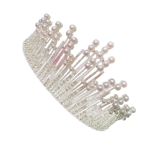 PACKOVE Perle Strass Krone Prinzessin Krone für Kuchendeckel Hochzeitsdekor Kuchen -Topper geburtstagstorte dekoration Krone Kuchendekoration Tiara für Kuchen Silber PACKOVE Perle Strass Krone Prinzessin Krone für Kuchendeckel Hochzeitsdekor Kuchen -Topper geburtstagstorte dekoration Krone Kuchendekoration Tiara für Kuchen Silber von PACKOVE