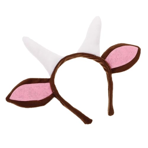 PACKOVE Plüsch Tierhörner Haarreif Ziegenhörner Kopfband Kuscheliges Cosplay Zubehör für Halloween Karneval Party Geeignet für Erwachsene PACKOVE Plüsch Tierhörner Haarreif Ziegenhörner Kopfband Kuscheliges Cosplay Zubehör für Halloween Karneval Party Geeignet für Erwachsene von PACKOVE