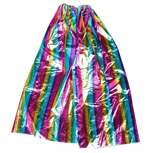 PACKOVE Rainbow Cape für Farbenfrohes Kostüm Accessoire für Halloween Karneval Cosplay Leichtes Sicheres Material ca Partys PACKOVE Rainbow Cape für Farbenfrohes Kostüm Accessoire für Halloween Karneval Cosplay Leichtes Sicheres Material ca Partys von PACKOVE