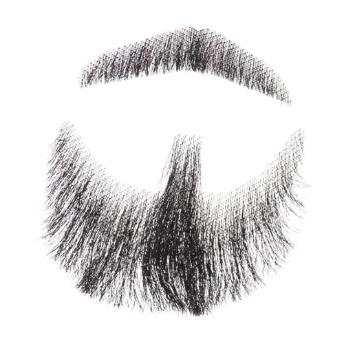 PACKOVE Realistische Fake Herren Handgebundener Echthaar-Schnurrbart Unsichtbarer Spitzenbart für Cosplay Halloween Theateraufführungen Langlebig Nahtlos Vielseitig für Kostüme PACKOVE Realistische Fake Herren Handgebundener Echthaar-Schnurrbart Unsichtbarer Spitzenbart für Cosplay Halloween Theateraufführungen Langlebig Nahtlos Vielseitig für Kostüme von PACKOVE