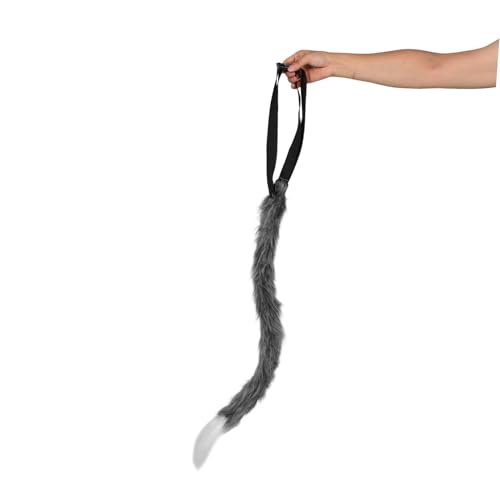 PACKOVE Realistisches Cosplay Katzenohren Langer Set Leichter Verstellbarer Tierisch inspirierter Animal Dress Up Props für Party Rollenspiel und Halloween Events von PACKOVE