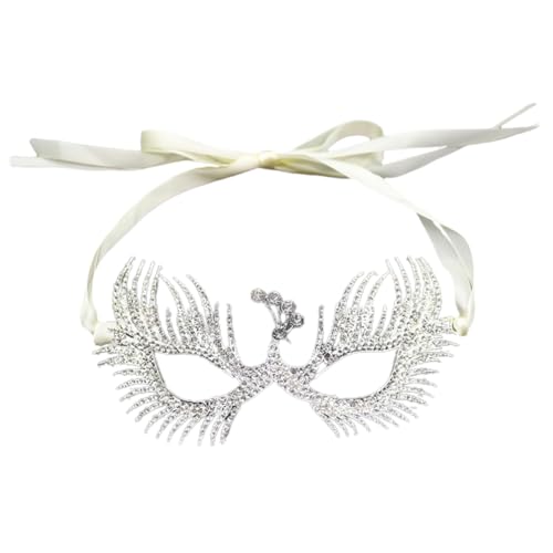 PACKOVE Rhinestone Augenmaske für Damen Funkelnde Maske für Maskenball Karneval Halloween Cosplay Atemberaubendes Accessoire Strass Atmungsaktiv und PACKOVE Rhinestone Augenmaske für Damen Funkelnde Maske für Maskenball Karneval Halloween Cosplay Atemberaubendes Accessoire Strass Atmungsaktiv und von PACKOVE