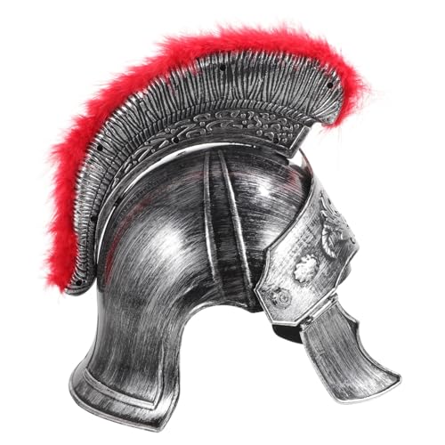 PACKOVE Römischer Soldatenhelm Cosplay Mittelalter Helm Leichtes Kostümzubehör Verstellbar für Herren Damen Karneval Halloween Bühnenparty von PACKOVE