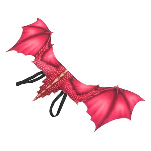 PACKOVE Rote Drachenflügel für Erwachsene Cosplay Kostüm Zubehör für Halloween Karneval und Fotopartys für Kreative Rollenspiele und Besondere Anlässe von PACKOVE