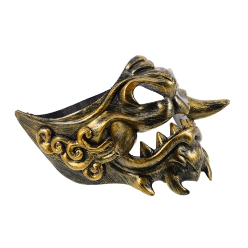 PACKOVE Samurai Cosplay Maske für Männer und Frauen für Festivals und Maskeraden Design für Unvergessliche Halloween Feiern von PACKOVE
