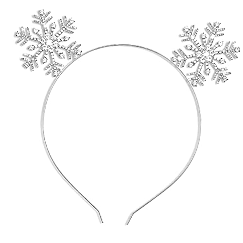 PACKOVE Schneeflocken Haarreif für Damen Glitzerndes Weihnachts Accessoire Festlicher Kopfschmuck für Partys Attraktives Design für Unvergessliche für Weihnachtsfeiern und Fotos mit PACKOVE Schneeflocken Haarreif für Damen Glitzerndes Weihnachts Accessoire Festlicher Kopfschmuck für Partys Attraktives Design für Unvergessliche für Weihnachtsfeiern und Fotos mit von PACKOVE