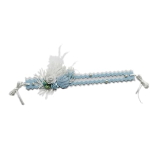 PACKOVE Strandstirnband Party Meerjungfrau Kopfschmuck Brautjungfern-blumen-stirnband Meerjungfrau Haarzubehör Hochzeit Stirnband Meerjungfrauen-stirnband Für Mädchen Abs Künstliche Perle von PACKOVE