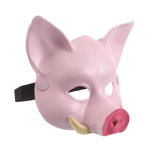 PACKOVE Süße Schweinchen Maske für Bequemes Tierkostüm Accessoire für Karneval Geburtstagsfeiern und Halloween mit Verstellbarem Trageband und Leichtem Design PACKOVE Süße Schweinchen Maske für Bequemes Tierkostüm Accessoire für Karneval Geburtstagsfeiern und Halloween mit Verstellbarem Trageband und Leichtem Design von PACKOVE