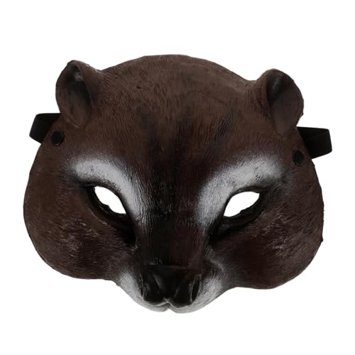 PACKOVE Tierkostüm Eichhörnchenmaske Leichte PU Halbmaske für Halloween Karneval und Cosplay für Thematische Partys und Bühnenauftritte Komfortabel und Vielseitig Einsetzbar PACKOVE Tierkostüm Eichhörnchenmaske Leichte PU Halbmaske für Halloween Karneval und Cosplay für Thematische Partys und Bühnenauftritte Komfortabel und Vielseitig Einsetzbar von PACKOVE