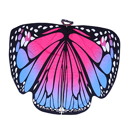 PACKOVE Schmetterlingsflügel Umhang Schmetterlingsschal aus Stoff halloween party faschingskostüm Bikinis für Damen badeanzüge für damen Umhang für Frauen Partymantel Fee von PACKOVE