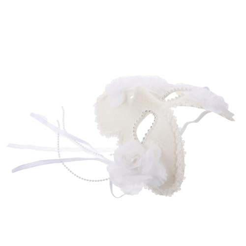 PACKOVE Venezianische Maske mit Spitzenblumendesign Vollgesichtsmaske für Karneval Maskerade Bälle Feiertagsfeiern Unisex mit Goldenen Akzenten für Damen PACKOVE Venezianische Maske mit Spitzenblumendesign Vollgesichtsmaske für Karneval Maskerade Bälle Feiertagsfeiern Unisex mit Goldenen Akzenten für Damen von PACKOVE