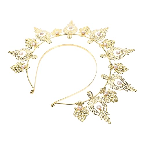 PACKOVE Vintage Perlen Haarband für Damen Retro Boho Haarschmuck mit Einzigartigem Design für Partys und Besondere Anlässe Flexible und Bequeme für und Mädchen Perfektes für Valentinstag von PACKOVE