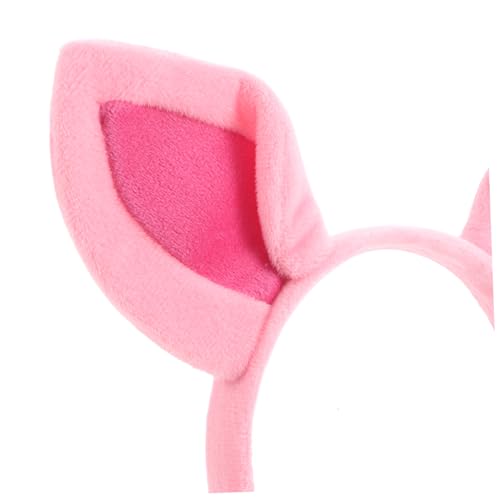 PACKOVE Weicher Plüsch Haarreif mit Süßen Rosa Schweineohren Leichtes Kopfband für Erwachsene Lustiges Cosplay accessoire für Halloween Karneval Partys und Verkleidungen von PACKOVE