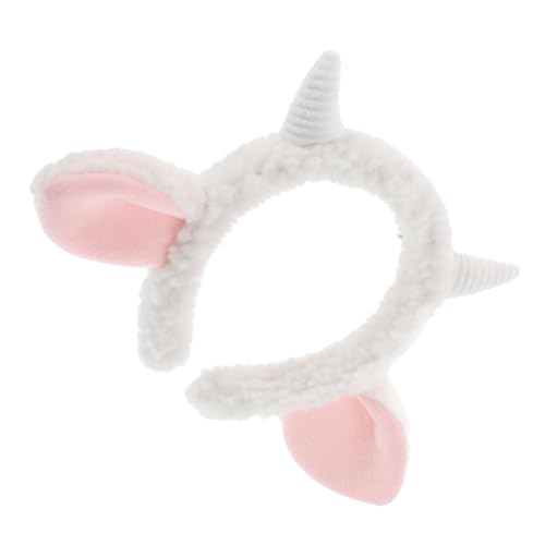 PACKOVE Weiches Plüsch Lammohren Stirnband Haarreif Flauschiges Tierohren Accessoire für Festival Karneval Cosplay Party Kinderfest und Fotoshooting PACKOVE Weiches Plüsch Lammohren Stirnband Haarreif Flauschiges Tierohren Accessoire für Festival Karneval Cosplay Party Kinderfest und Fotoshooting von PACKOVE