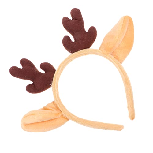 PACKOVE Weihnachts Rentier Geweih Haarreif aus Weichem Plüsch Leichtes Langlebiges Kopfschmuck für Party Karneval Festliches Kostüm Zubehör PACKOVE Weihnachts Rentier Geweih Haarreif aus Weichem Plüsch Leichtes Langlebiges Kopfschmuck für Party Karneval Festliches Kostüm Zubehör von PACKOVE