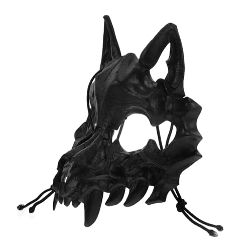 PACKOVE Werwolf-Maske Tierische Halbmaske Masken halloween kostüm halloween costume schmücken Foto-Requisite Cosplay-Party-Maske Abschlussball bilden Kleidung Kos Requisiten Plastik von PACKOVE