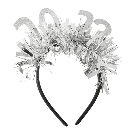 PACKOVE Year Party Haarreif Silvester Haarschmuck Festlicher Kopfschmuck für Feiern Leicht und Bequem für Partys und Festivals PACKOVE Year Party Haarreif Silvester Haarschmuck Festlicher Kopfschmuck für Feiern Leicht und Bequem für Partys und Festivals von PACKOVE