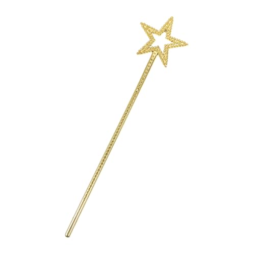 PACKOVE Zauberstab Goldener Feenstab mit Stern Glitzernder Stab für Party Tanz Kostümaccessoire für Mädchen Festliche Requisiten für Kindergeburtstag und Fasching PACKOVE Zauberstab Goldener Feenstab mit Stern Glitzernder Stab für Party Tanz Kostümaccessoire für Mädchen Festliche Requisiten für Kindergeburtstag und Fasching von PACKOVE