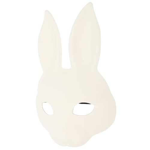 PACKOVE Zoo Cosplay Masken Halbes Gesicht Kaninchenmaske Hasenmaske Für Hasenkostüm Zubehör Tiergesichtsmaske Kaninchenmaske Für Party Kawaii Maske Party Tier von PACKOVE