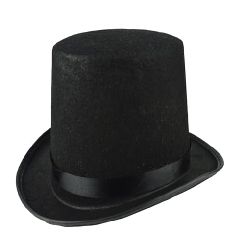 PACKOVE Zylinderhut Zaubererhut Schwarzer Filzhut Für Herren Party-accessoire Für Erwachsene PACKOVE Zylinderhut Zaubererhut Schwarzer Filzhut Für Herren Party-accessoire Für Erwachsene von PACKOVE