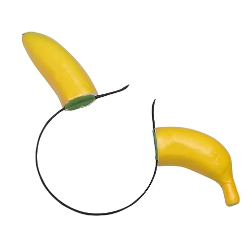 PACKOVE lustiges Stirnband Bananenhut haaraccessoires damen braid headband haarband festival hairband stirnband banane bananenspange haare haar haargummis bowknot ladies hair bands Gelb PACKOVE lustiges Stirnband Bananenhut haaraccessoires damen braid headband haarband festival hairband stirnband banane bananenspange haare haar haargummis bowknot ladies hair bands Gelb von PACKOVE