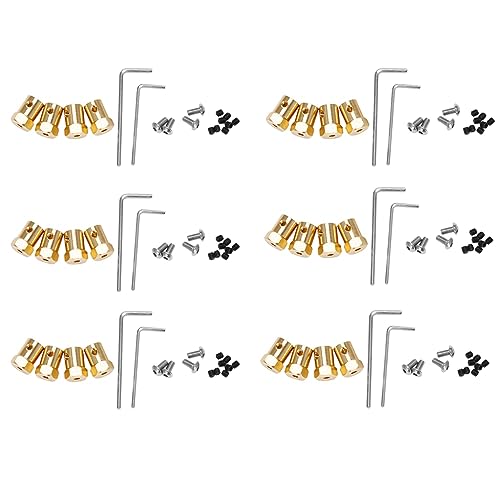 PAGJHRFJG 24 STÜCKE 5 mm Bis 12 mm Messing Kombinierer Radnabe Sechskant Adapter für B14 B16 B24 B36 C14 C24 MN D90 D91 RC Auto Teile von PAGJHRFJG