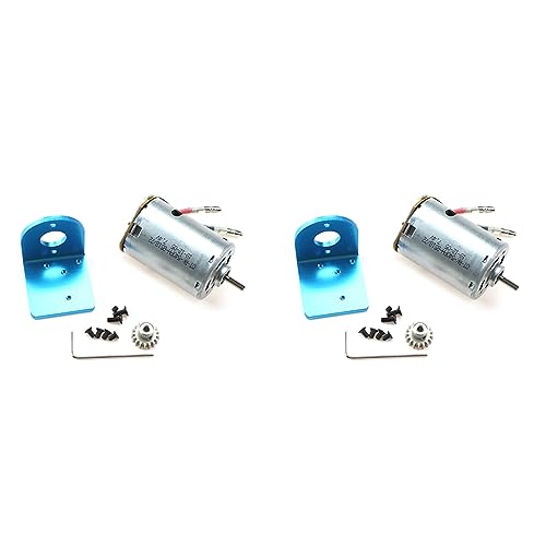 PAGJHRFJG 2X 540 Bürsten Motor mit Basis für 12428 12423 12427 1/12 RC Auto Upgrade Teile Zubehör von PAGJHRFJG