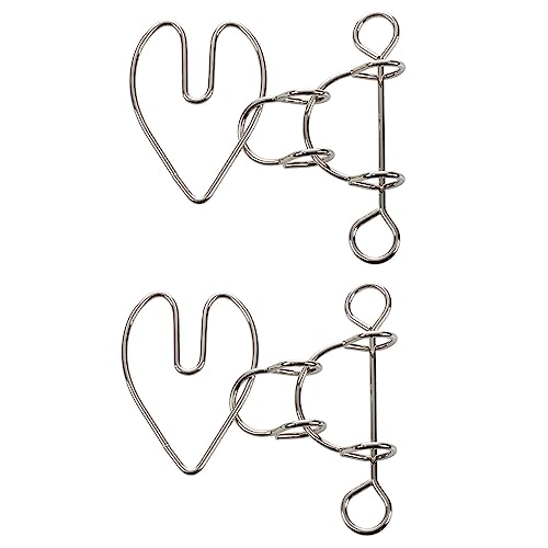PAGJHRFJG 2X Herzschmerz Draht Denkaufgabe Metall Puzzle von PAGJHRFJG