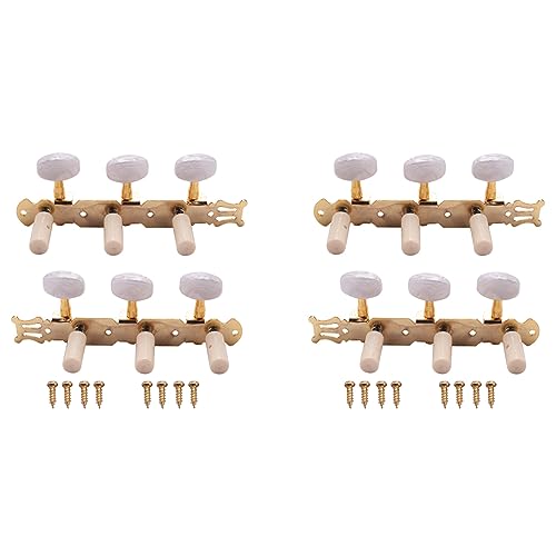 PAGJHRFJG 2X Klassische Gitarre Tuning Schluessel Pfloecke Maschine Tuner Koepfe von PAGJHRFJG