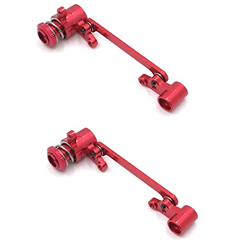 PAGJHRFJG 2X Lenkung Kupplung Baugruppe Lenkung Servo Sparer Komplett für 144001 1/14 124018 124019 Rot von PAGJHRFJG