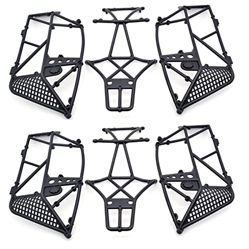 PAGJHRFJG 2X RC Auto Karosserie Hülle Roll Käfig Set 7532 für -10 DBX10 1/10 RC Auto Upgrade Teile Zubehör Satz von PAGJHRFJG