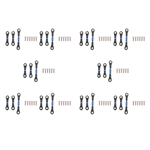 PAGJHRFJG 30 StüCk Metall Lenkung Stange Verbindung Stange Spur Stange für TT-01 TT01 1/10 RC Auto Upgrade Teile Zubehör,Blau PAGJHRFJG 30 StüCk Metall Lenkung Stange Verbindung Stange Spur Stange für TT-01 TT01 1/10 RC Auto Upgrade Teile Zubehör,Blau von PAGJHRFJG