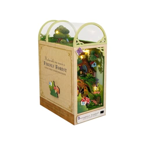 PAGJHRFJG 3D-Puzzle Aus zum Selbermachen, Miniaturhaus-Bausatz, Buchmodellbausatz mit Lichtern, DIY-Puppenhaus-Bausätze für Erwachsene, Langlebig PAGJHRFJG 3D-Puzzle Aus zum Selbermachen, Miniaturhaus-Bausatz, Buchmodellbausatz mit Lichtern, DIY-Puppenhaus-Bausätze für Erwachsene, Langlebig von PAGJHRFJG