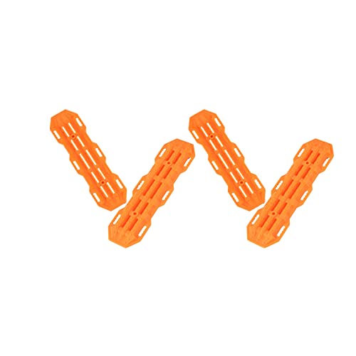 PAGJHRFJG 4 Stücke Kunststoff Sand Leiter Recovery Rampen Bord für 1:10 Rc Raupen Axial Scx10 Cc01-4 D90 MST, Orange von PAGJHRFJG