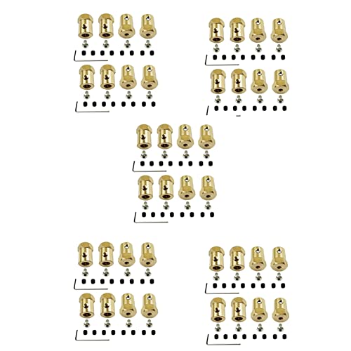 PAGJHRFJG 40 Stücke 5mm bis 12mm Messing Kombinierer Rad Nabe Sechskant Adapter Für D12 C14 C24 B14 B24 B16 B36 MN D90 MN99S RC Auto Teile von PAGJHRFJG