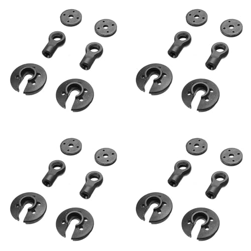 PAGJHRFJG 4X StoßDämpfer Kolbendeck Anhänger EA1029 für JLB Racing Cheetah 11101 21101 J3 Speed 1/10 RC Autoteile ZubehöR von PAGJHRFJG