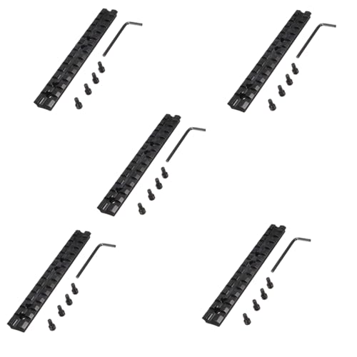 PAGJHRFJG 5Stück 14Cm Zielfernrohr Picatinny/Schiene Rail Scope Mount 13 Slots Schwarz PAGJHRFJG 5Stück 14Cm Zielfernrohr Picatinny/Schiene Rail Scope Mount 13 Slots Schwarz von PAGJHRFJG