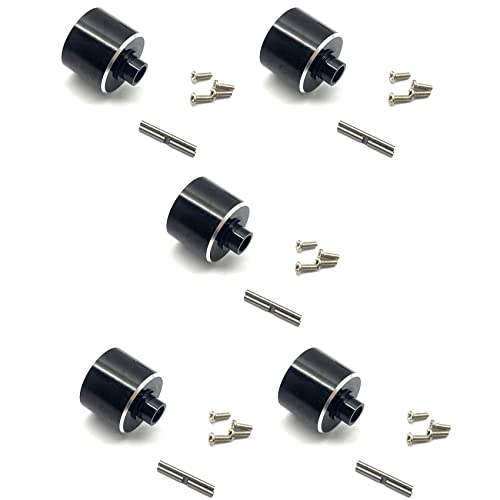 PAGJHRFJG 5X für 144001 1/14 Rc Auto Metall Upgrade Differential Box Fall Upgrade Teile von PAGJHRFJG