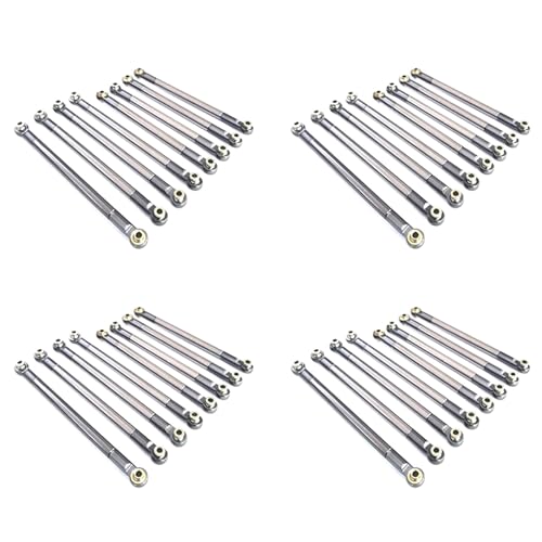 PAGJHRFJG Für MN86S MN86 MN86KS MN86K MN G500 Upgrade Teile 32 Stück Metall Ziehen Stangen Verbindung Stangen Verknüpfung 1/12 RC, von PAGJHRFJG