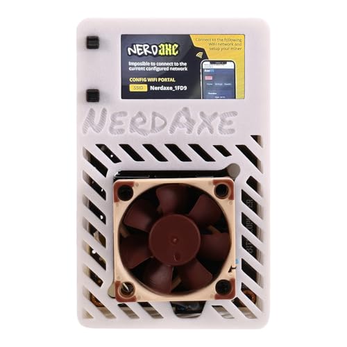 PAGJHRFJG Miner 500Gh/S BM1366 ASIC Nerdminer BTC Miner Super Silent Fan Open Source Lotterie-Miner EU-Stecker von PAGJHRFJG