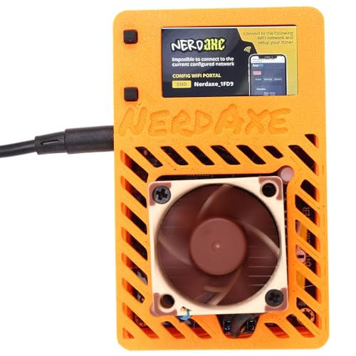PAGJHRFJG Miner 500Gh/S BM1366 ASIC Nerdminer BTC Miner Superleiser Lüfter Open Source Lotterie-Miner EU-Stecker PAGJHRFJG Miner 500Gh/S BM1366 ASIC Nerdminer BTC Miner Superleiser Lüfter Open Source Lotterie-Miner EU-Stecker von PAGJHRFJG