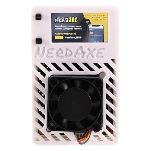 PAGJHRFJG Miner BM1366 ASIC Chip 500Gh/S NerdMiner Lottery Mining Miner Solo Lottery BTC Miner EU-Stecker von PAGJHRFJG