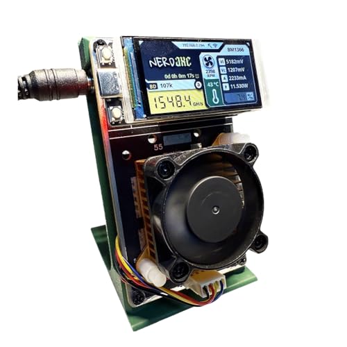 PAGJHRFJG NerdMiner 500Gh/S BM1366 ASIC Chip Vertikaler Miner Solo Lottery BTC Miner Lottery Mining Miner EU STECKER PAGJHRFJG NerdMiner 500Gh/S BM1366 ASIC Chip Vertikaler Miner Solo Lottery BTC Miner Lottery Mining Miner EU STECKER von PAGJHRFJG