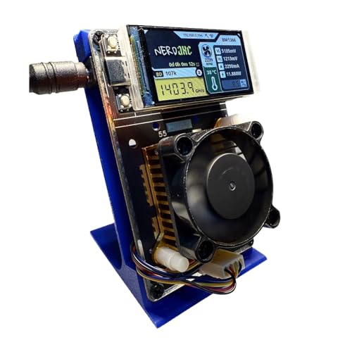 PAGJHRFJG NerdMiner 500Gh/S Vertikaler Miner BM1366 ASIC Chip Solo Lotterie BTC Miner Lotterie Mining Miner EU STECKER von PAGJHRFJG