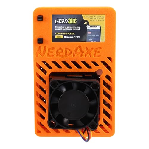 PAGJHRFJG NerdMiner Miner 500Gh/S BM1366 ASIC Chip Solo Lottery BTC Miner Lottery Mining Miner EU-Stecker von PAGJHRFJG