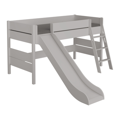 PAIDI Spielbett TIAGO 90x200 Kieselgrau mit Rutsche von Paidi