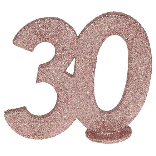 PAINT IT EASY NEU Aufsteller Geburtstags-Zahl 30, Glitter-rosé-Gold, ca. 10cm PAINT IT EASY NEU Aufsteller Geburtstags-Zahl 30, Glitter-rosé-Gold, ca. 10cm von PAINT IT EASY