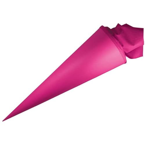 PAINT IT EASY NEU Geschwister-Schultüte/Zuckertüte rund geklebt mit Filzmanschette, 35cm, Eosin pink PAINT IT EASY NEU Geschwister-Schultüte/Zuckertüte rund geklebt mit Filzmanschette, 35cm, Eosin pink von PAINT IT EASY